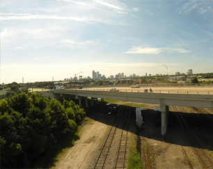 Omni Bridge aerial view